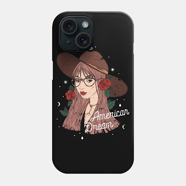 Girly American Dream Phone Case by NJORDUR