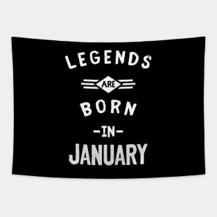 legends born in january Tapestry