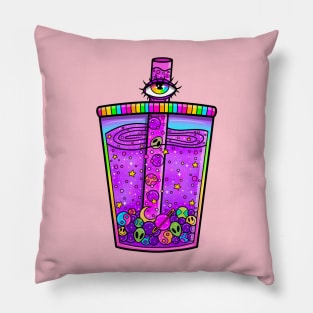 Spacey boba Pillow