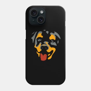 Rottweiler Head Dog Lover Pet Dogs Owner Phone Case