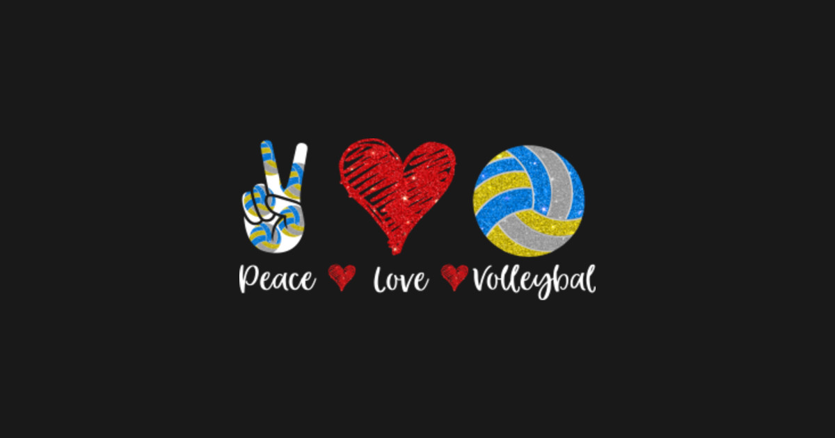 Download Peace Love Volleyball Gift Men Women Kids - Peace Love ...