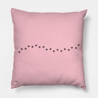 Paw Prints Pillow