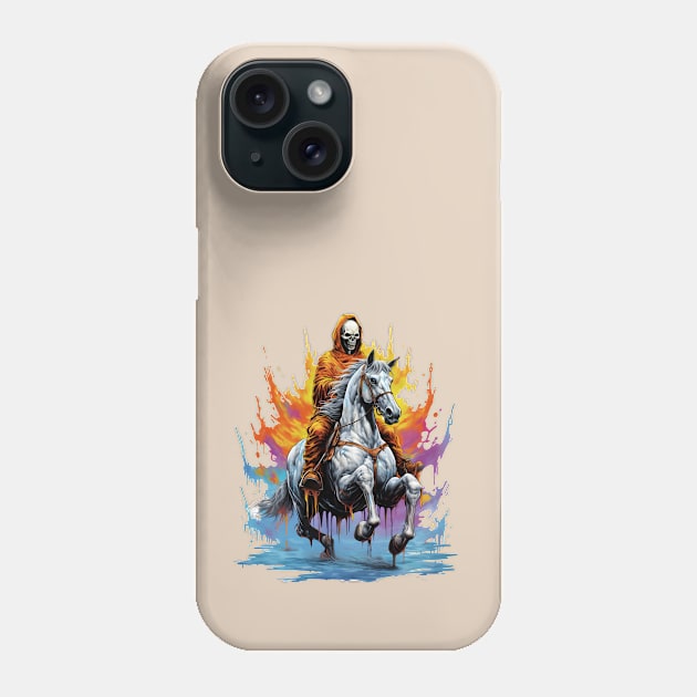 Skeleton Horse Rider Phone Case by Giorgi's