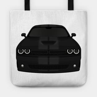 Challenger Black + Stripes Tote