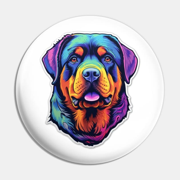 Canine Charm - Rottweiler Dog Design Pin by InTrendSick