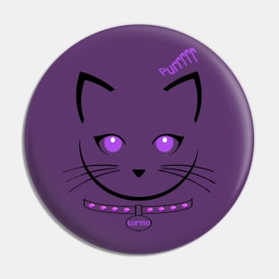 Cat named Karma Pin