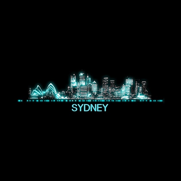 Sydney Skyline by Jared S Davies