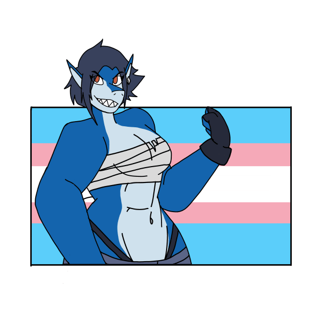 Shazza Trans Flag by Wing_Wolf