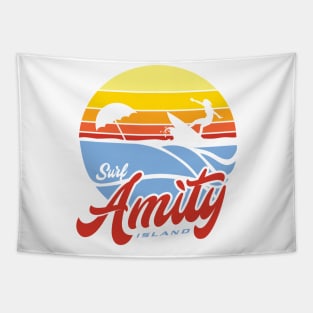 Surf Amity Island Tapestry