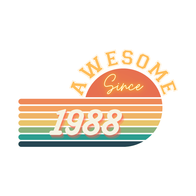 Awesome since 1988 by Qibar Design