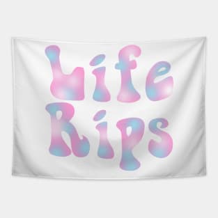 life rips hoodie Tapestry