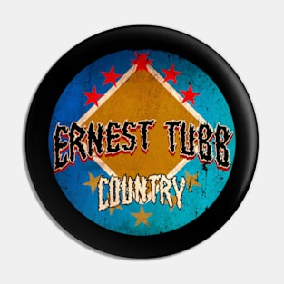 Ernest Tubb - text designg Pin