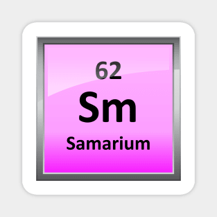 Samarium Element Symbol - Periodic Table Magnet