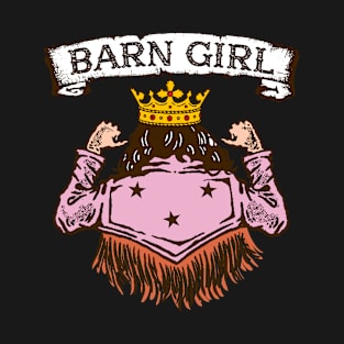 Barn Girl I Equestrian Pony Horse Fan T-Shirt