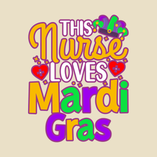 This nurse loves mardi gras T-Shirt