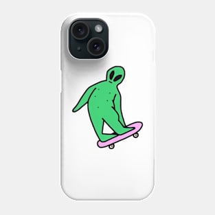 Alien skater Phone Case