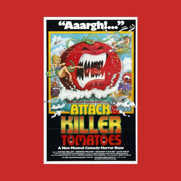 Classic (?) Science Fiction Movie Poster - Attack of the Killer Tomatoes by Starbase79