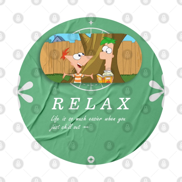 Phineas and Ferb chill out 03 by Nangers Studio