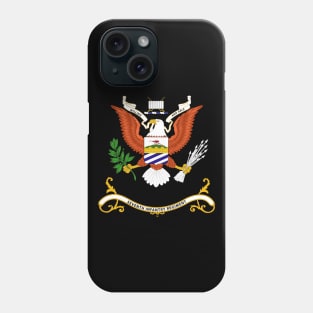 Regimental Colors - 7th Infantry Regiment  wo Background X 300 Phone Case