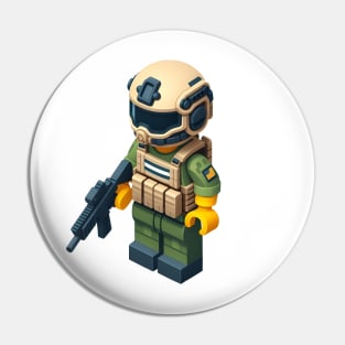 Tactical LEGO Pin