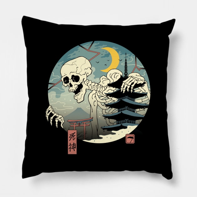 Shinigami Pillow by Vincent Trinidad Art