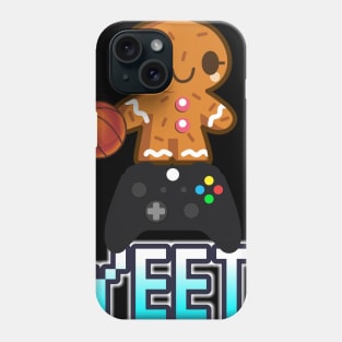 Cute Basketball Gingerbread Man Gamer Trendy Yeet Popular Urban Dance Saying - Winter Holiday Gift Phone Case