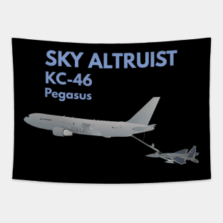 KC-46 Airplane Refueling F-15 Tapestry