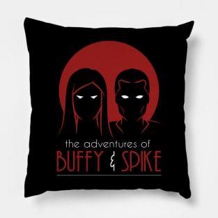 The Adventures Of Buffy and Spike Pillow