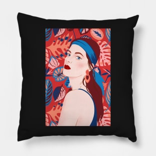 hippie women Pillow