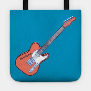 Semi hollow electric guitar Tote