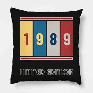 Born in The &#39;80s Vintage Design Pillow