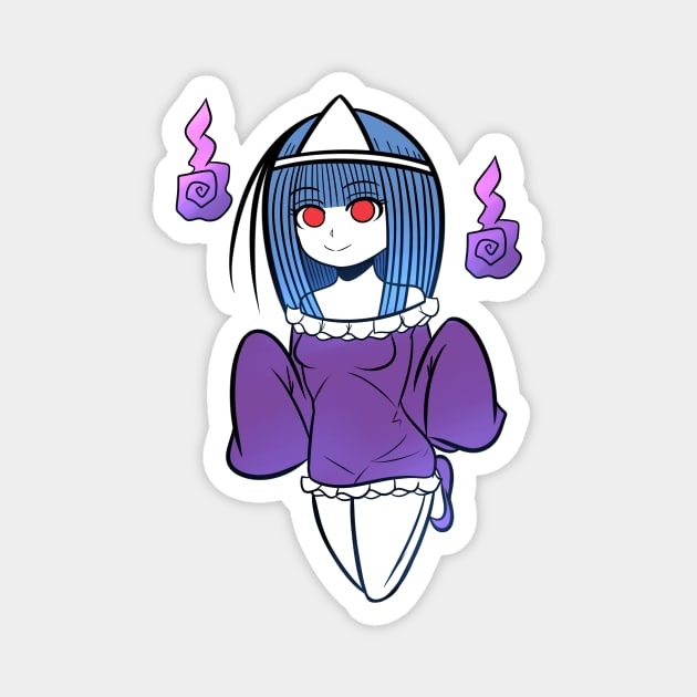 Oh My Ghost Maya Chibi Wisp Magnet by ghostmaya