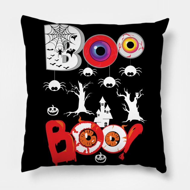 Boo BOo Pillow by Riyadkhandaker