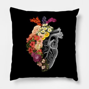 Flower Heart Spring Mothers Day by Tobe Fonseca Pillow