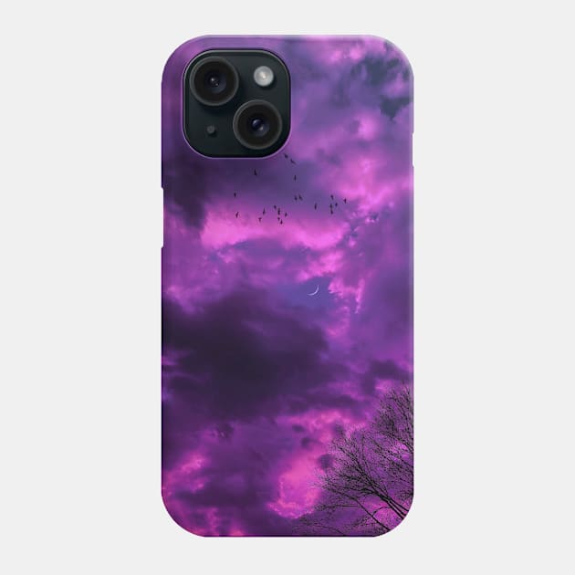 Night sky Phone Case by floatingheavy