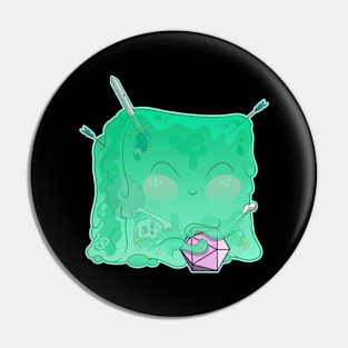 Rollplay Guild: Chibi Creature (Gelatinous Cube) Pin