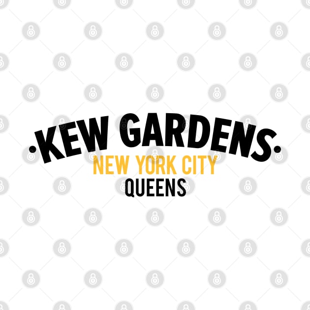 Minimalist Kew Gardens Logo - Capturing the Essence of Queens by Boogosh