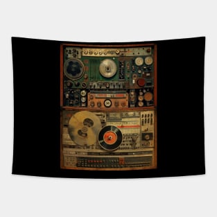 Vintage  Setup Audio HiFi Sound System Mixed Tapestry