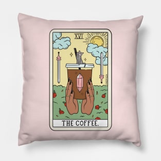 COFFEE (DARK) READING Pillow