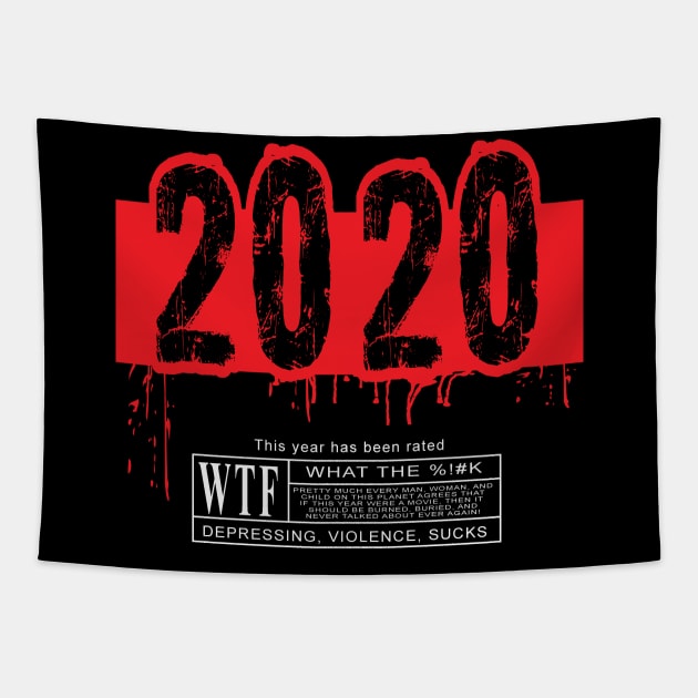 2020 Rated Tapestry by Illustratorator