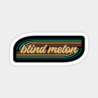 blind melon retro stripes Magnet