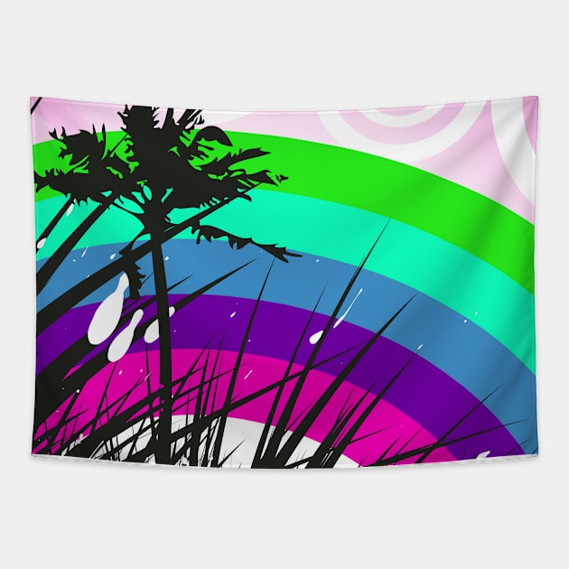 Landscape Art in the Rainbow Tapestry by Tshirtstory