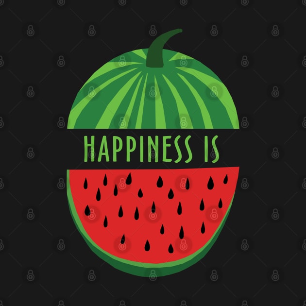 Happiness Is Watermelon by KewaleeTee