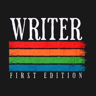 Retro Grunge Writer First Edition T-Shirt