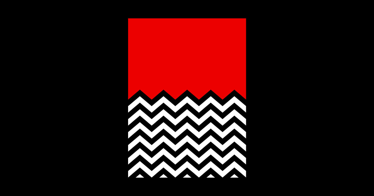 Twin Peaks Black Lodge Pattern Lynch Sticker TeePublic