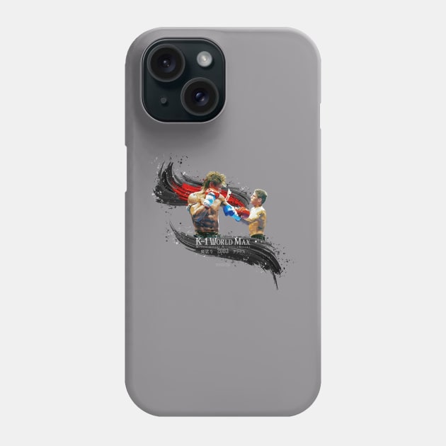 Masato K-1 Fighter by shunsuke Phone Case by Shunsuke