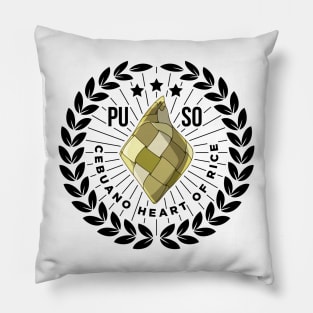 Puso Cebuano Heart Of Rice 2 Funny Gift Cebu Philippines Pillow