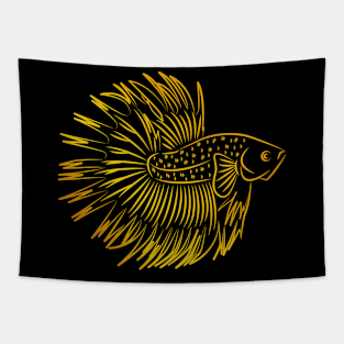 Golden Majesty: The Betta Elegance Tapestry