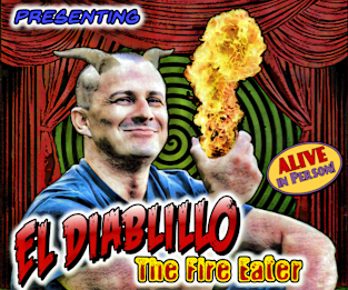 El Diablillo The Fire Eater Poster Magnet
