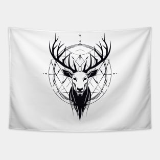 Stag Deer Animal Freedom World Wildlife Wonder Vector Graphic Tapestry